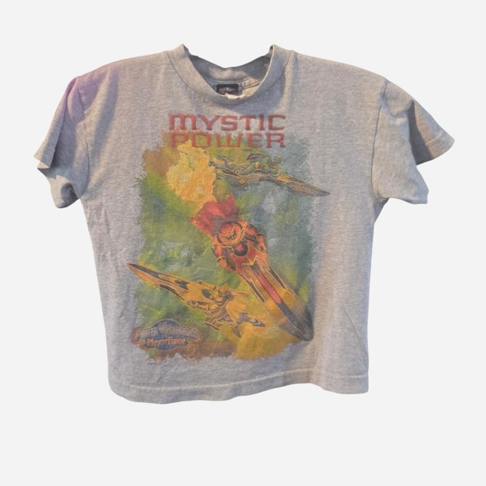KIDS RETRO 90'S GRAY POWER RANGERS TEE SIZE‎ 5